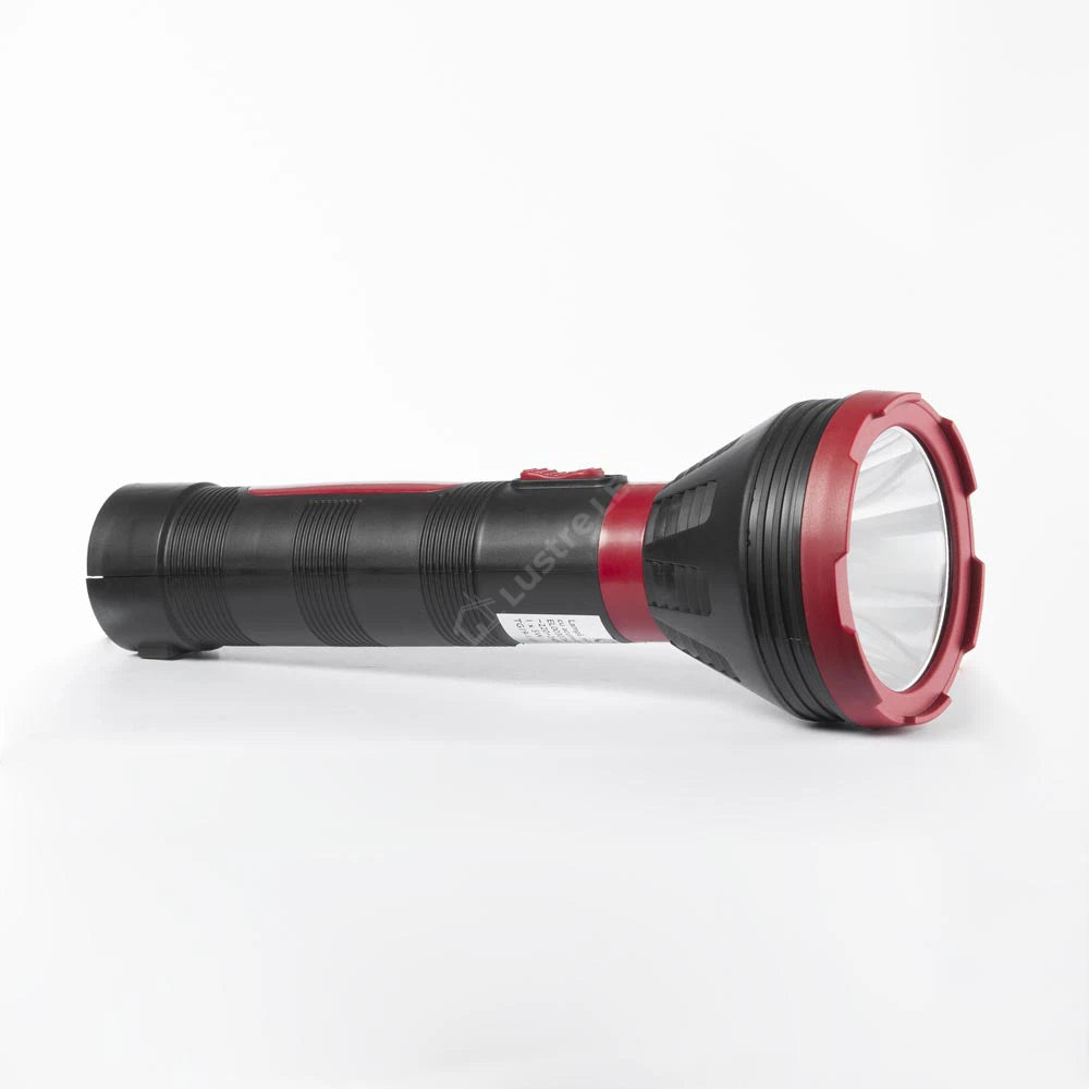 Lanterna LED Narbo Black & Red cu Acumulator 24CM