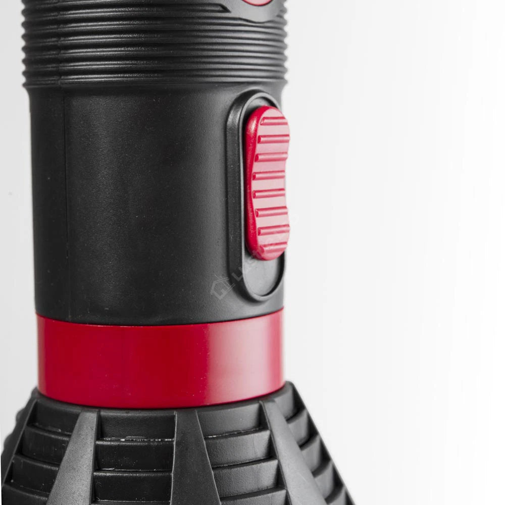 Lanterna LED Narbo Black & Red cu Acumulator 24CM