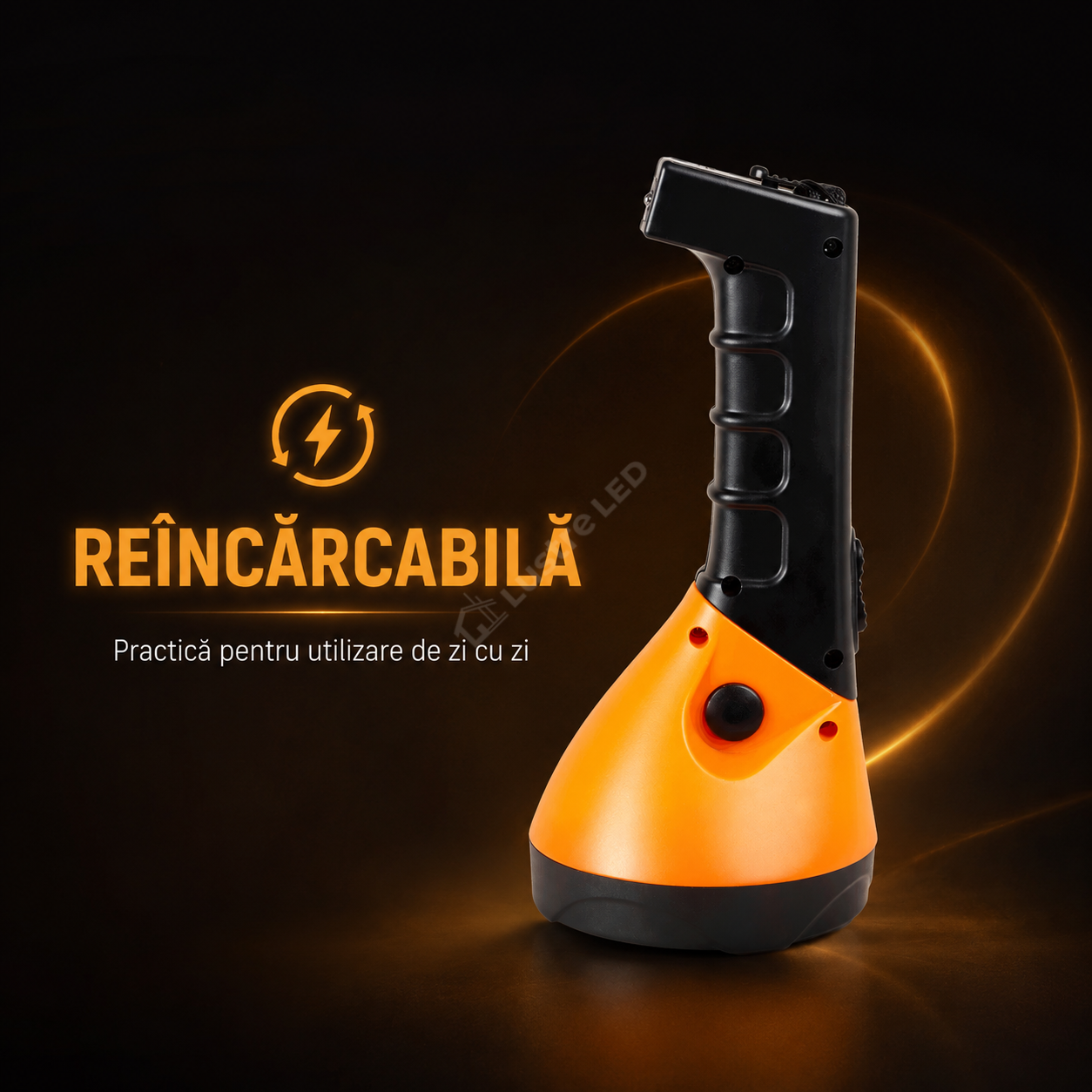 Lanterna LED Reincarcabila KIM 9x0.1W Portabila