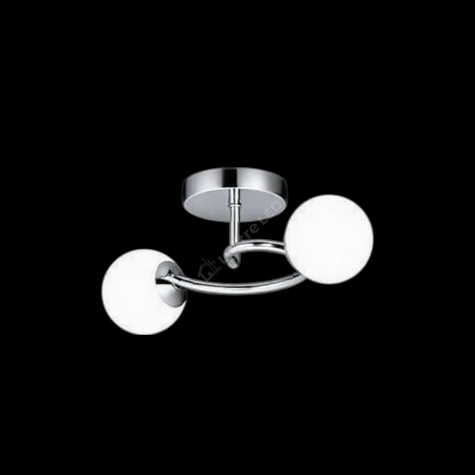 Lustra Abajur 2xE27 Chrome Elegance CHROME / ABAJUR Chandeliers