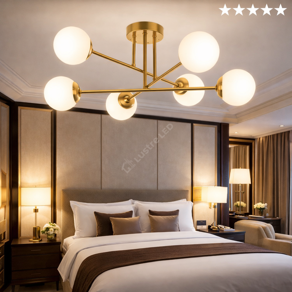 Lustra Abajur MAT 6 Golden Stairs 5045/6