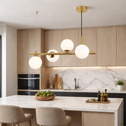 Lustra Abajur MAT GOLD Liniara 4xG9 48cm SKYLINE