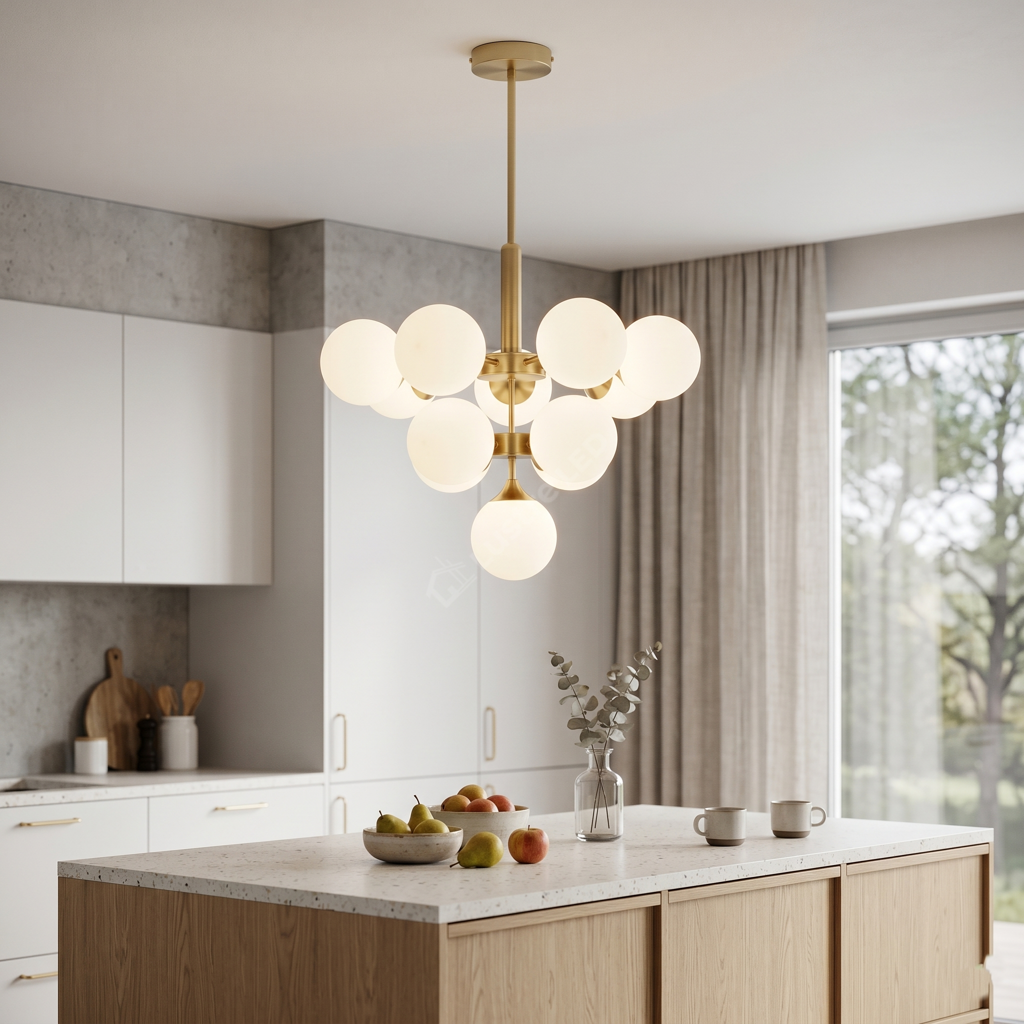 Lustra Abajur MAT Gold Major VINTER 13xG9