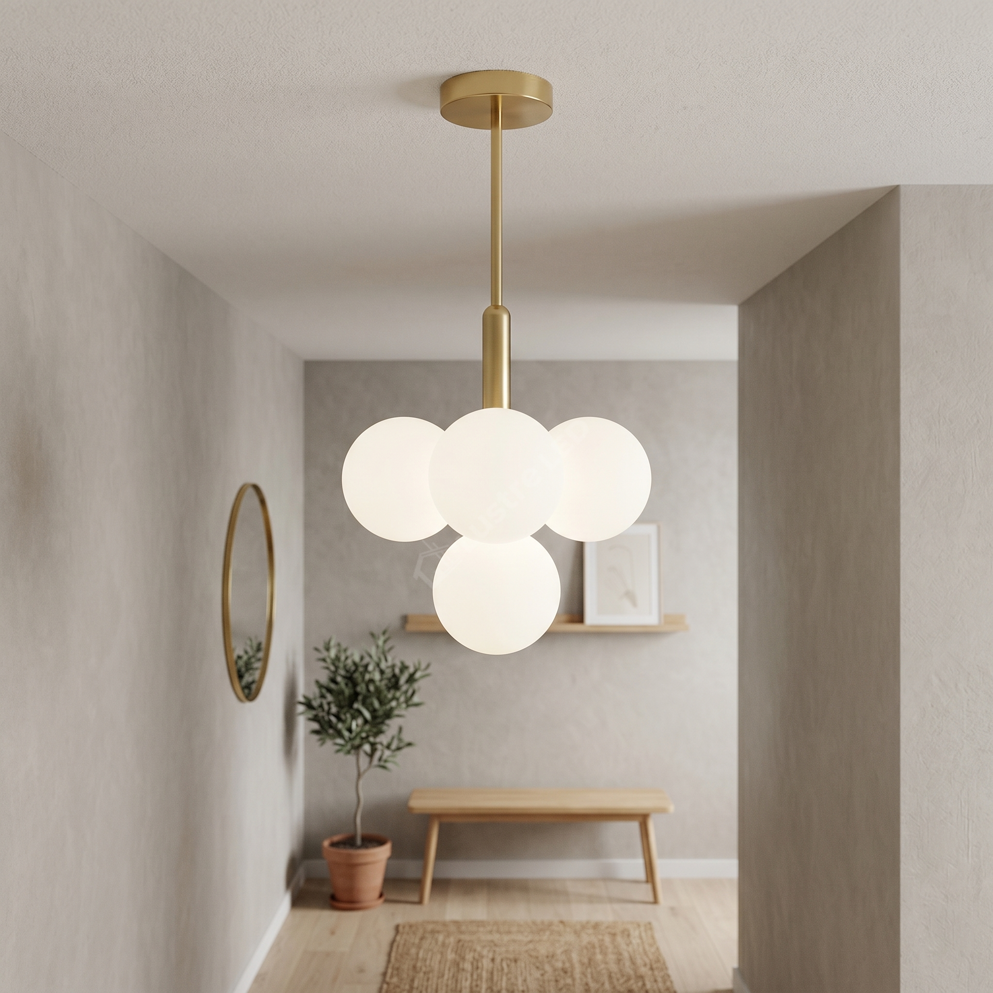 Lustra Abajur MAT Gold VINTER 5xG9