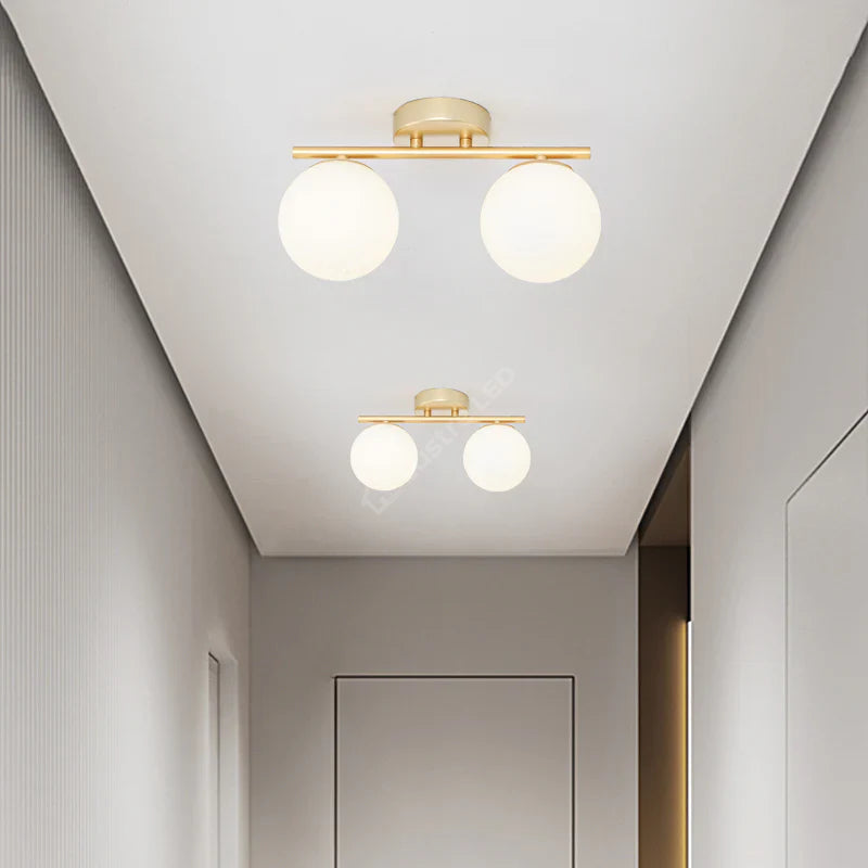 Lustra Abajur MAT Nordic GOLD 2xE27 DN117-2/GD AURIE / ABAJUR Chandeliers