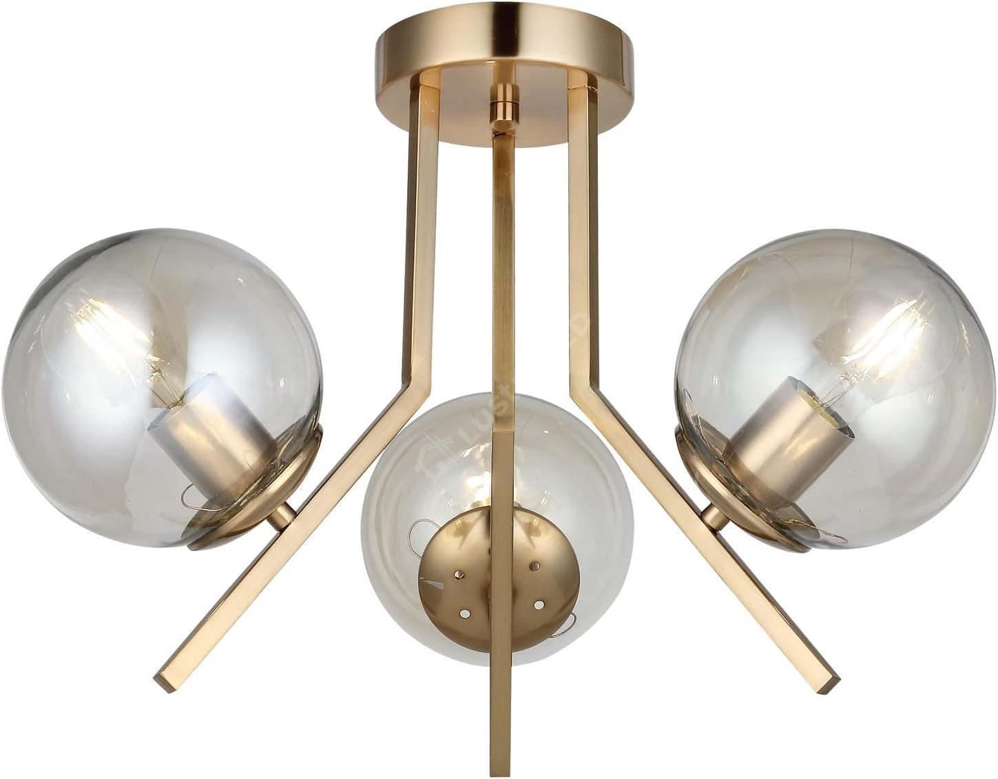 Lustra Abajur Transparent Aplicata 3Xe27 Mx412-3 Chandeliers