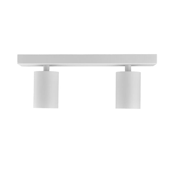 Lustra Alba Liniara cu 2 Spoturi Reglabile 2xGU10 Lighting Fixtures