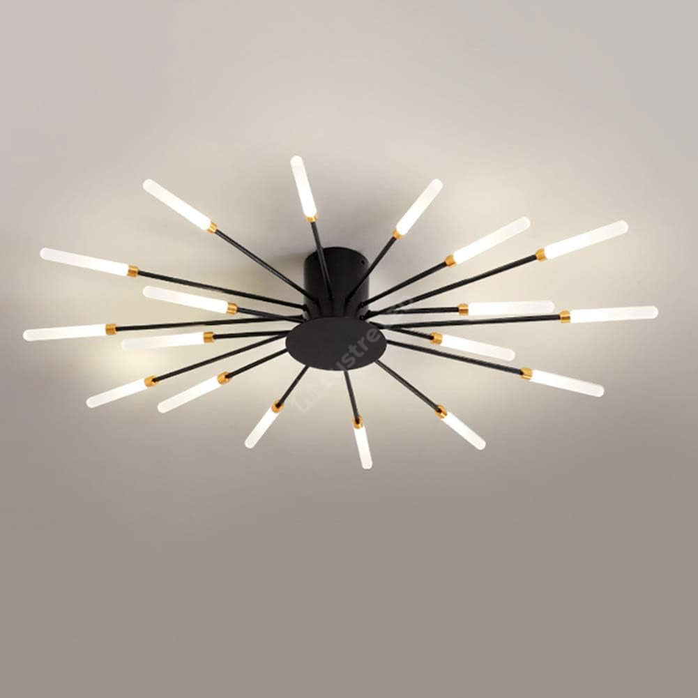 Lustra American Beauty Black Echivalent 300W 6500K