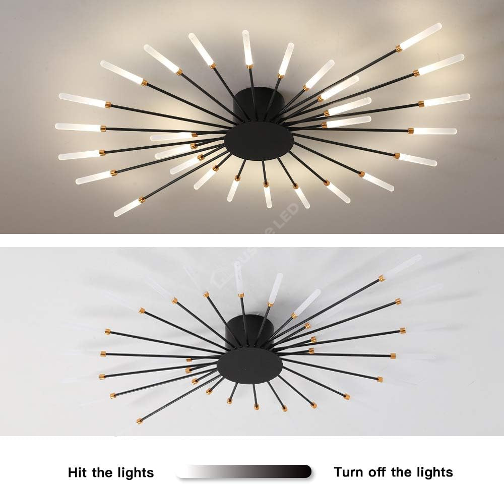 Lustra American Beauty Black Chandeliers