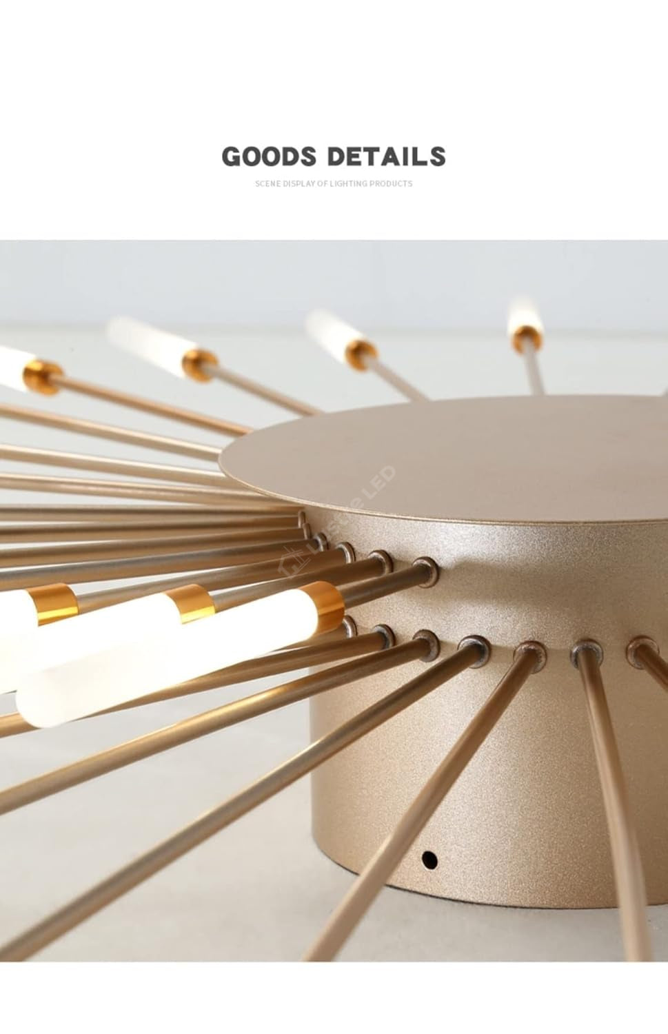 Lustra American Beauty Gold Chandeliers