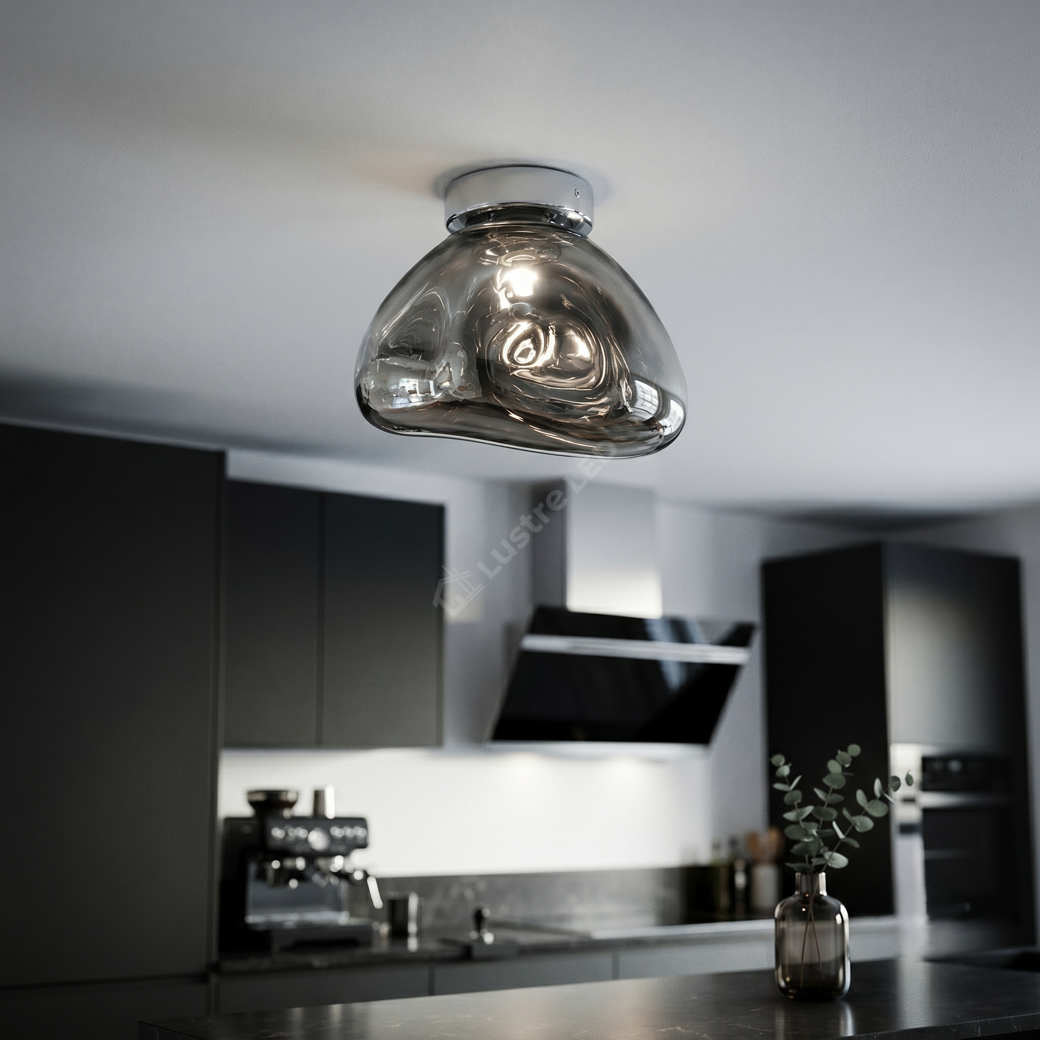 Lustra Aplicata Chrome Orb 1xE27 Premium