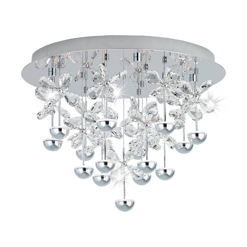 Lustra Aplicata Crystal PIANOPOLI 50CM Silver Echivalent 400W