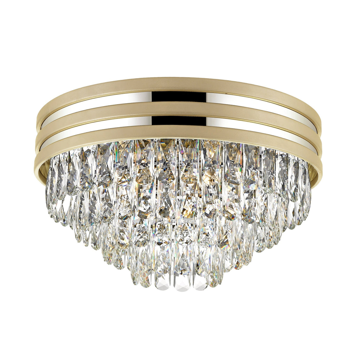 Lustra Aplicata Naica Crystal Gold Premium Ø46CM