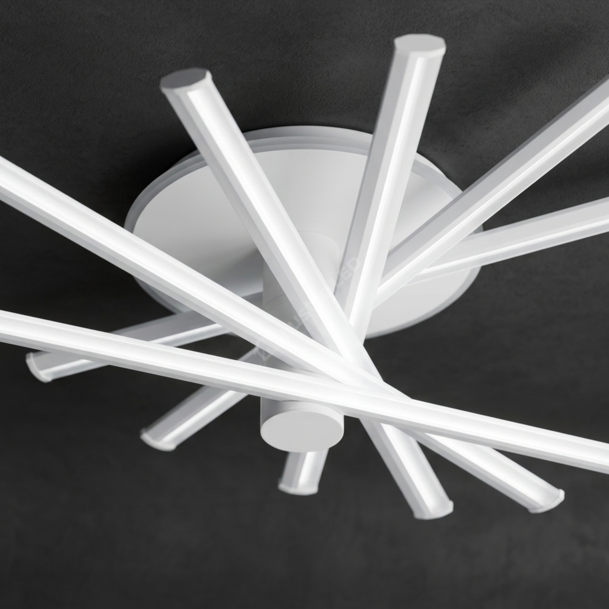 Lustra Aplicata SAVANT WHITE 80CM Echivalent 600W Telecomanda