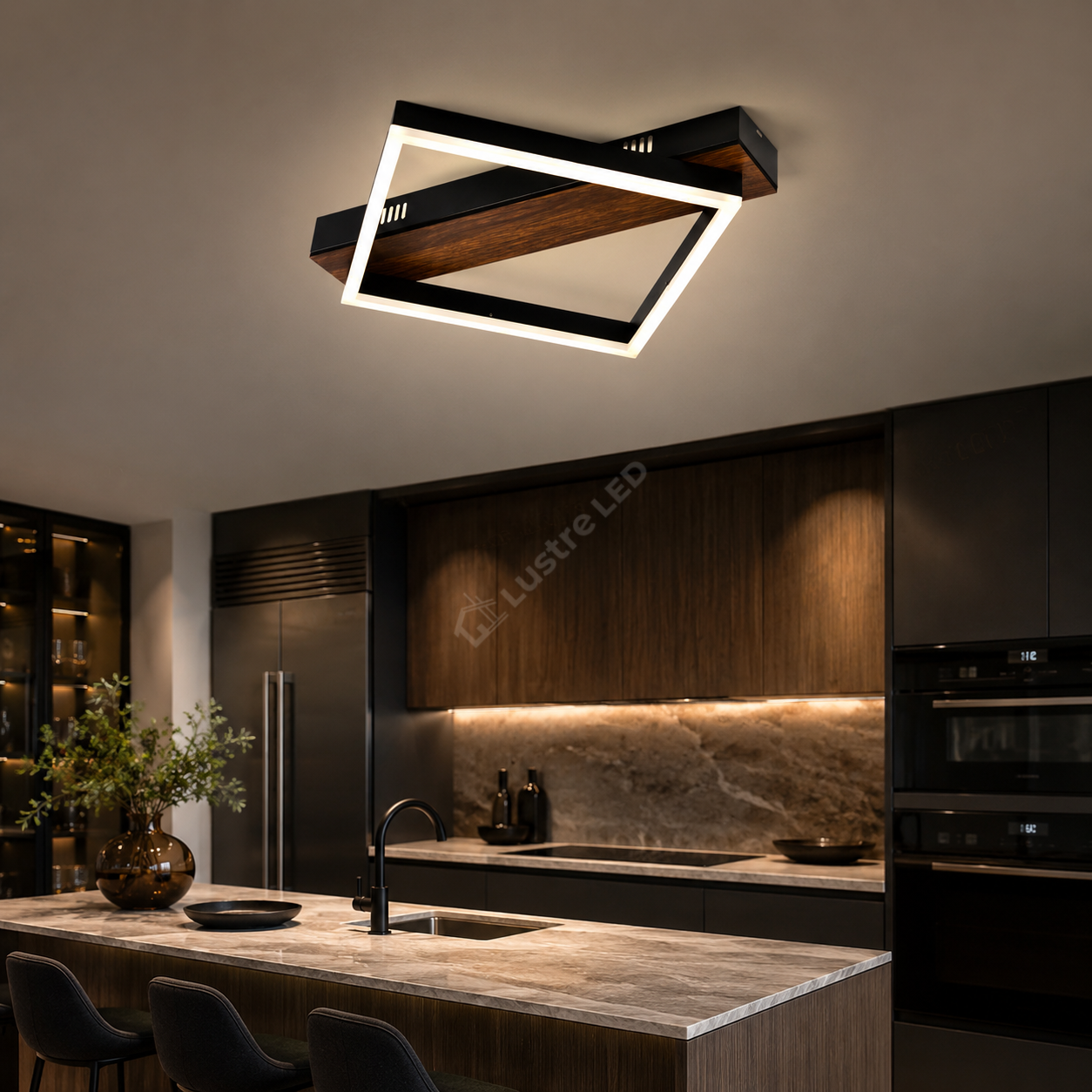 Lustra Aplicata Zenn One Diamond 45CM Echivalent 220W Telecomanda