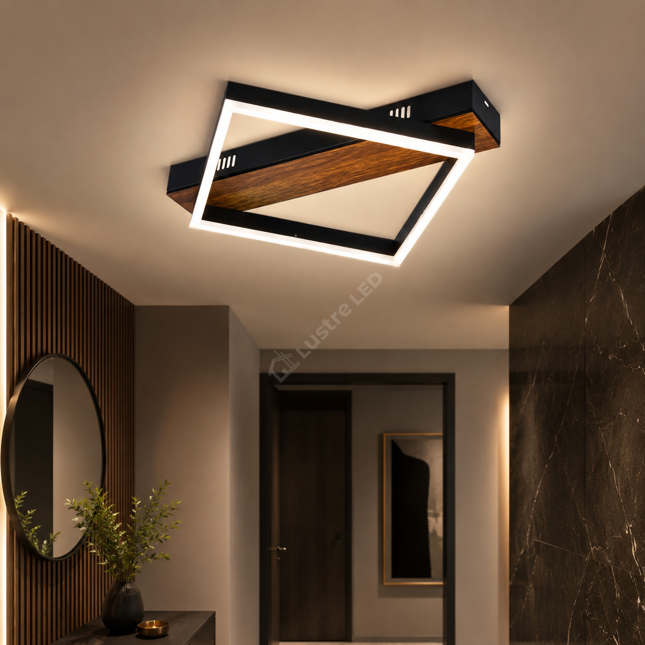 Lustra Aplicata Zenn One Diamond 45CM Echivalent 220W Telecomanda