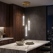 Lustra BUBBLE Glass Gold Echivalent 200W