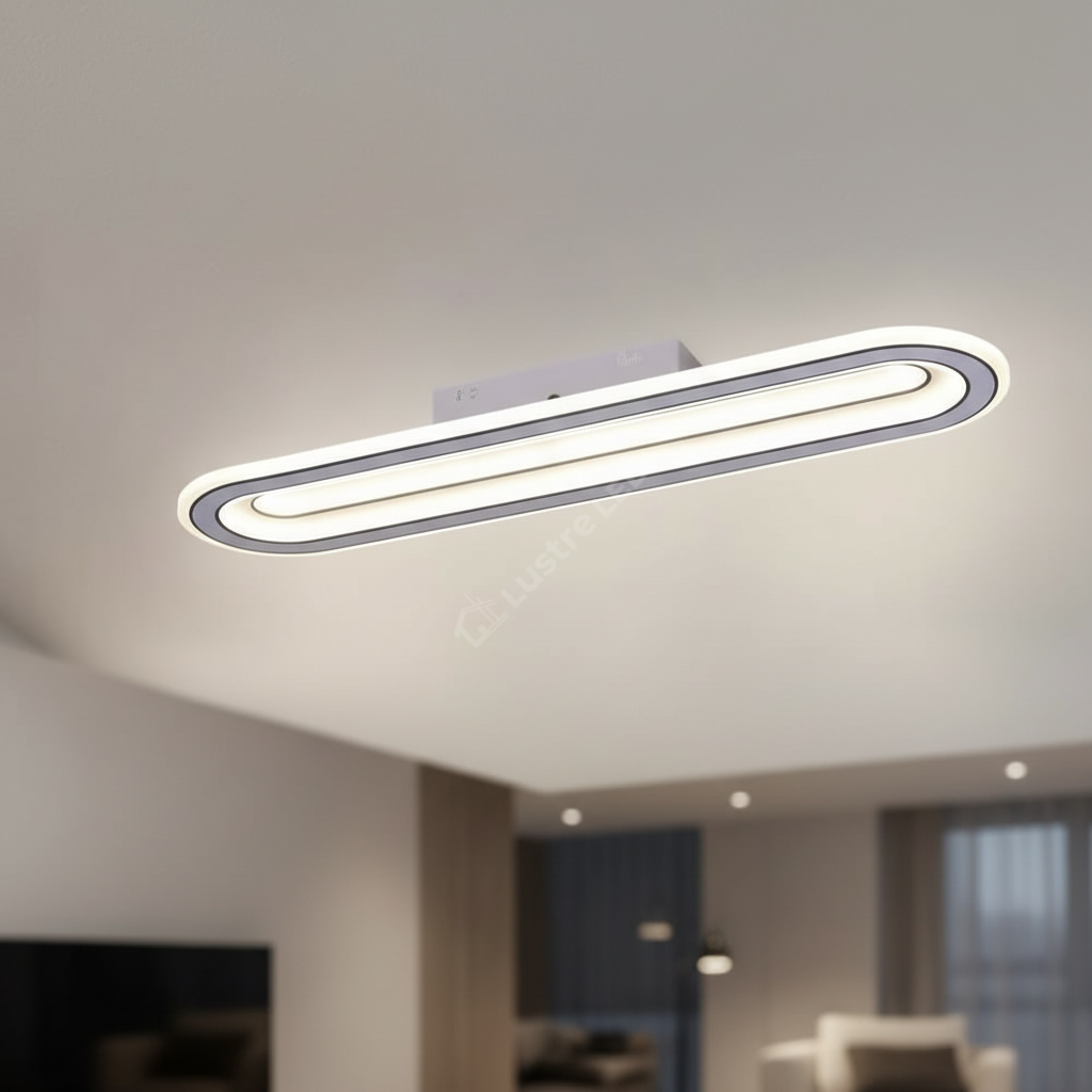 Lustra LED 128W LUMIXA ALB Echivalent 500W