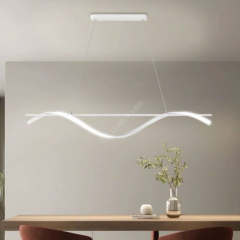 Lustra Led 30W Suspendata White Sails Echivalent 200W Lighting Fixtures