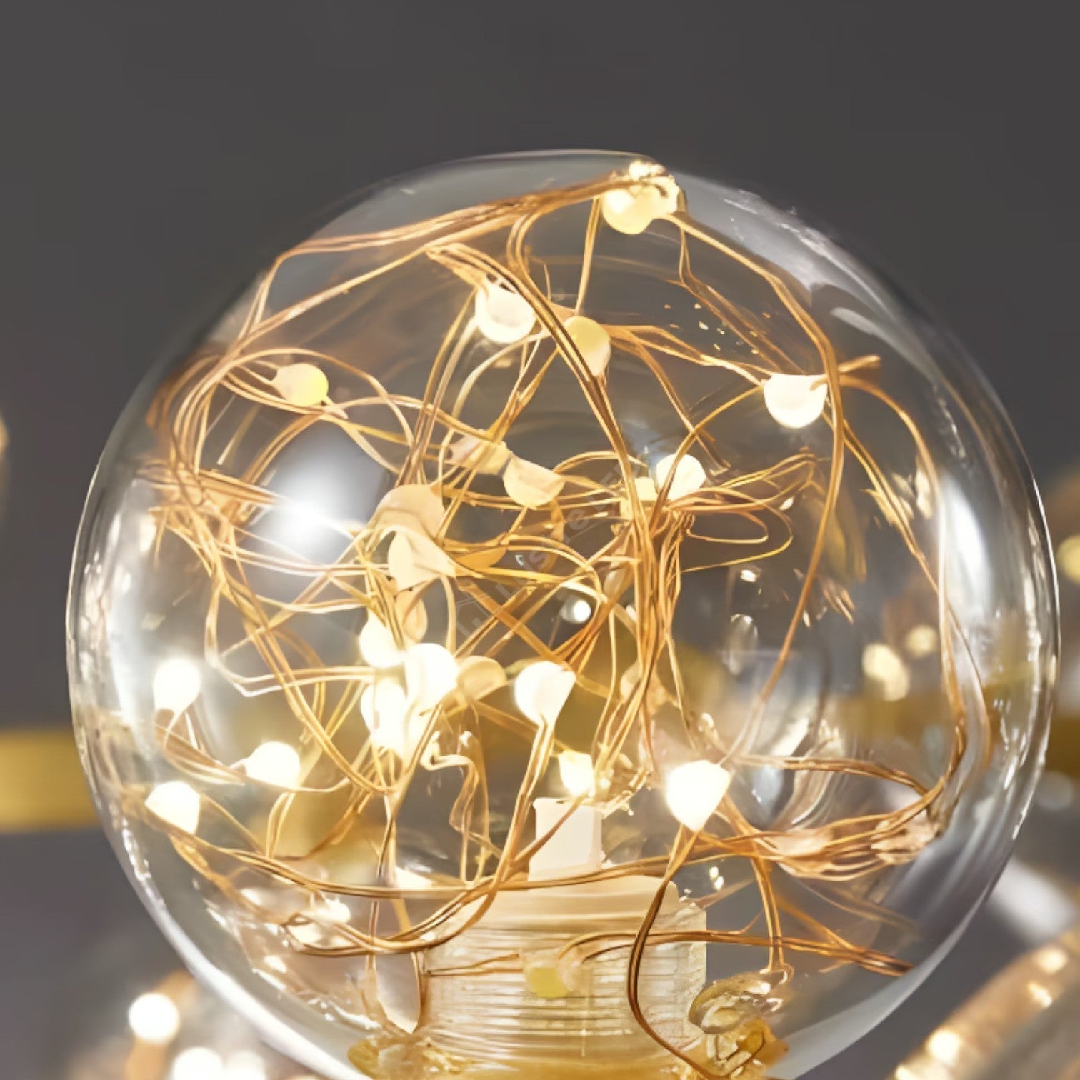 Lustra LED Abajur 4+4 Sparkle Gold 94cm 3000K 2500lm