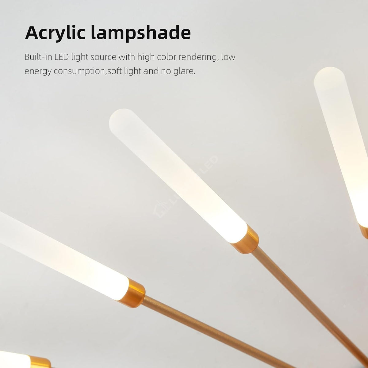 Lustra LED American Splendor Gold Echivalent 600W Telecomanda