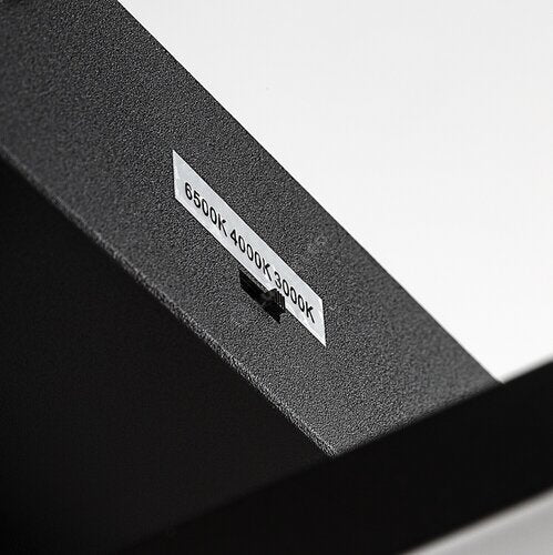 Lustra LED ARYA Black Square 3 Lumini Din Buton PREMIUM