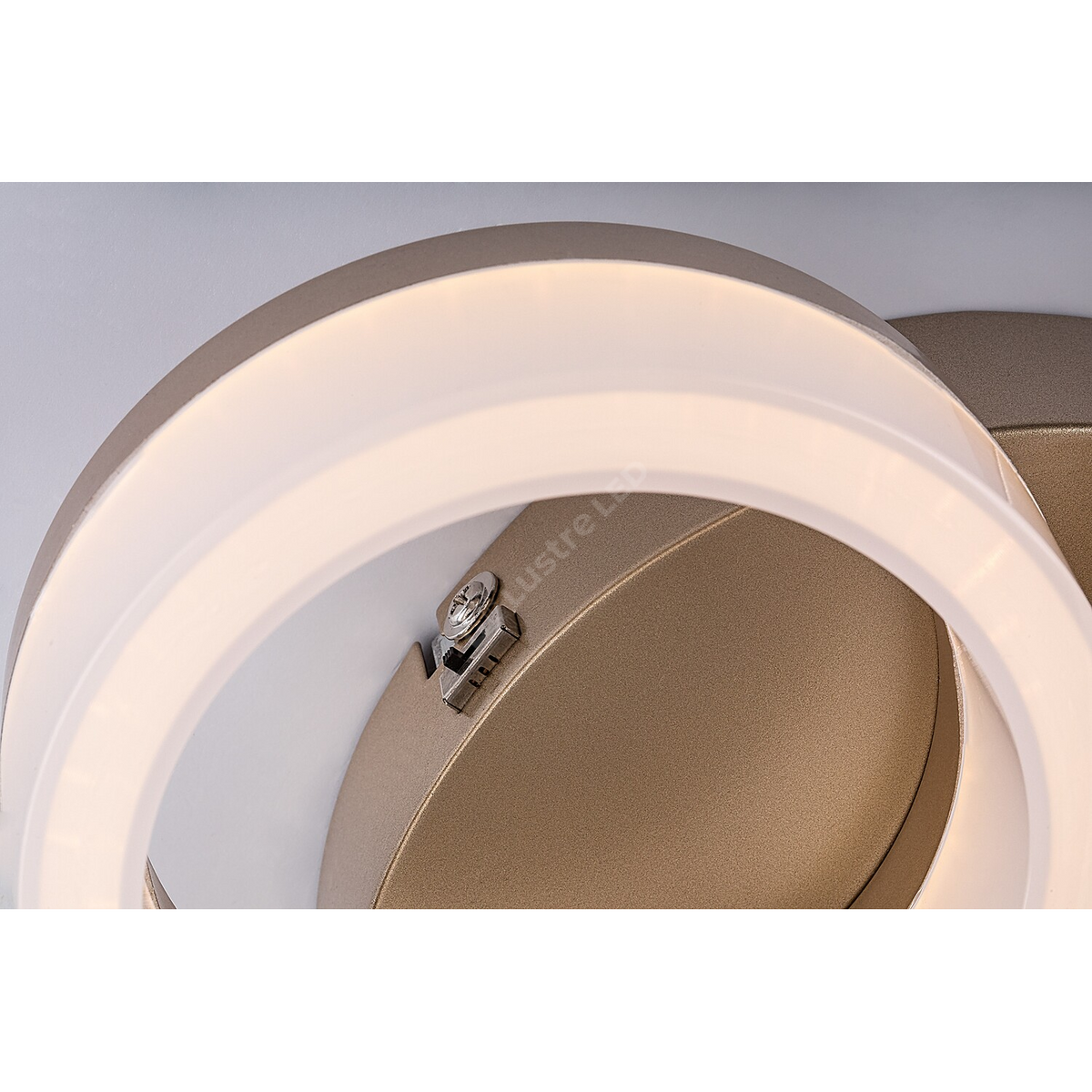 Lustra LED ARYA Gold Circle 3 Lumini Din Buton PREMIUM