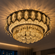 Lustra LED Aplicata Crystal MAJESTY Chrome Telecomanda