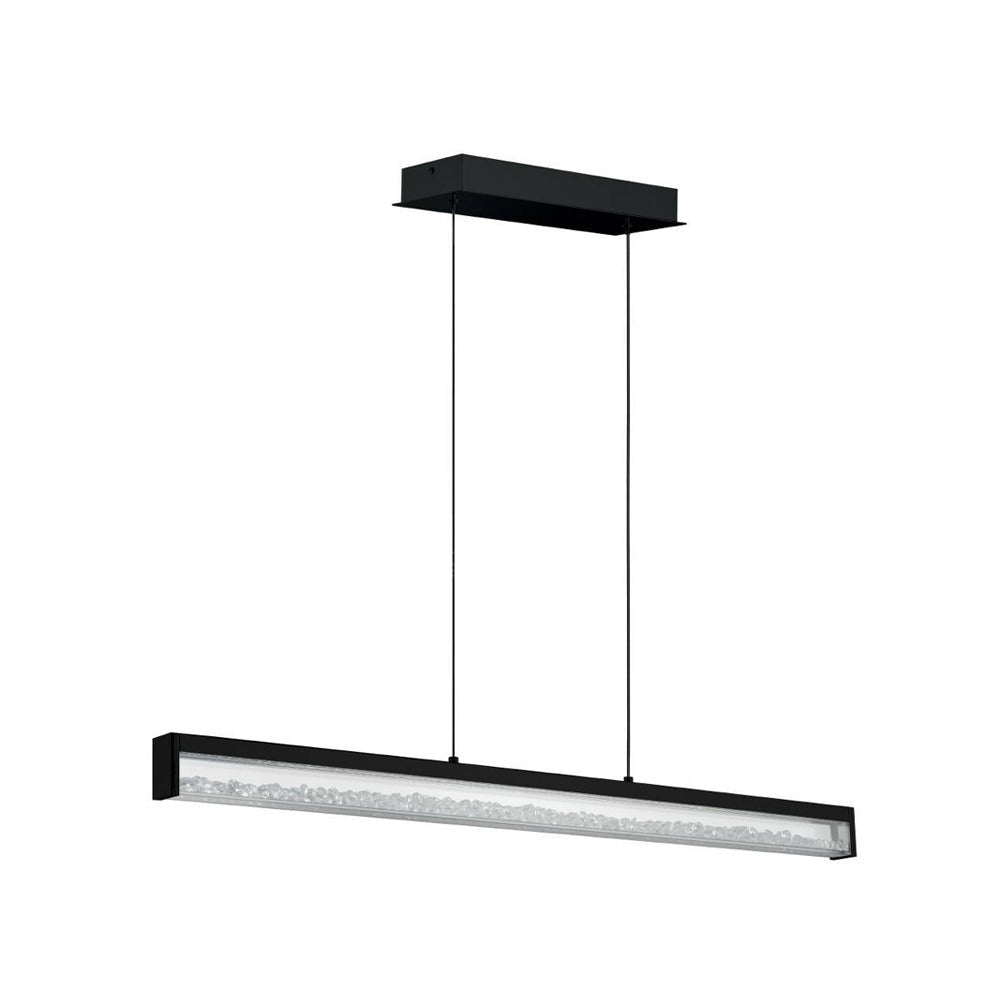 Lustra LED Cristal Cardito Black Functie Tactila, Premium Echivalent 400W