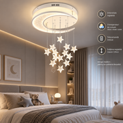 Lustra LED Dream Sky White Echivalent 300W Telecomanda