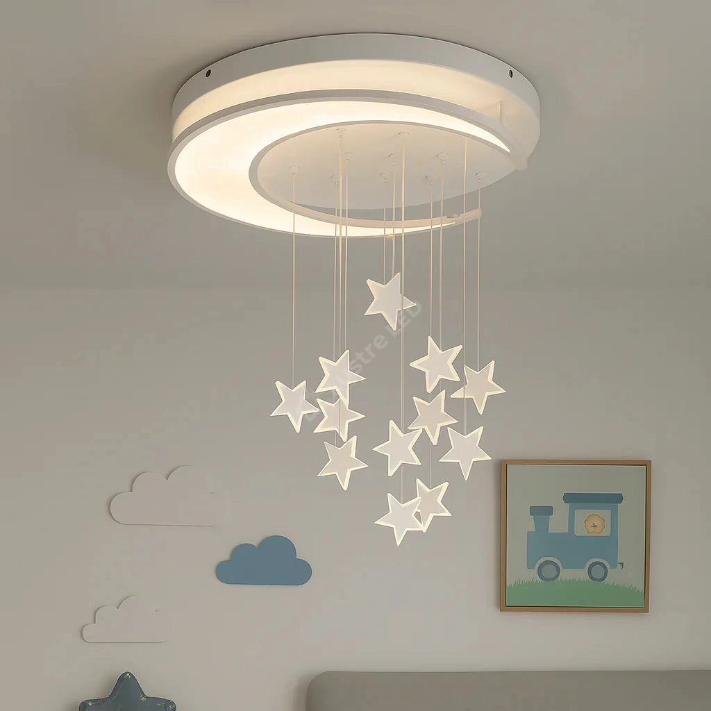 Lustra LED Dream Sky White Echivalent 300W Telecomanda Lighting Fixtures