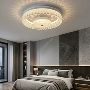 Lustra LED EVOK White cu Ventilator Ø50CM Echivalent 400W Telecomanda