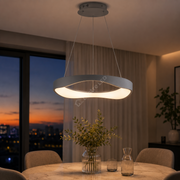 Lustra LED Grey Cloud Echivalent 400W Telecomanda