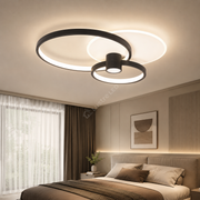 Lustra LED Horus RINGS Black+White 4550lm CCT