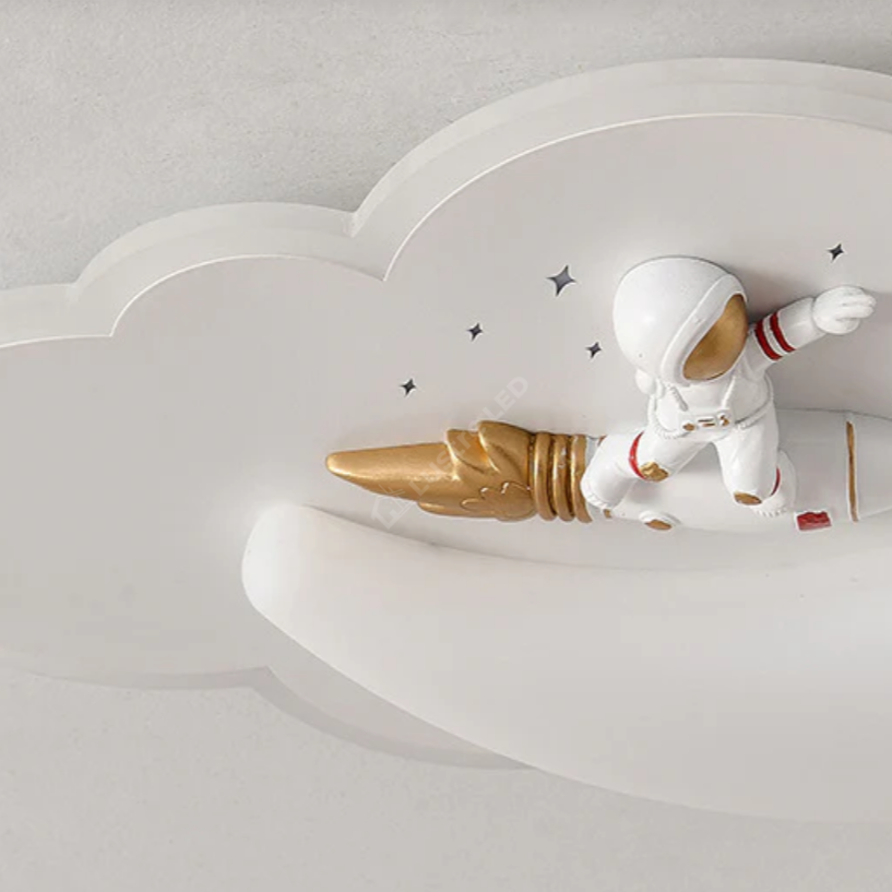 Lustra LED Kids Astronaut Echivalent 600W Telecomanda 55CM / KIDS Lighting Fixtures