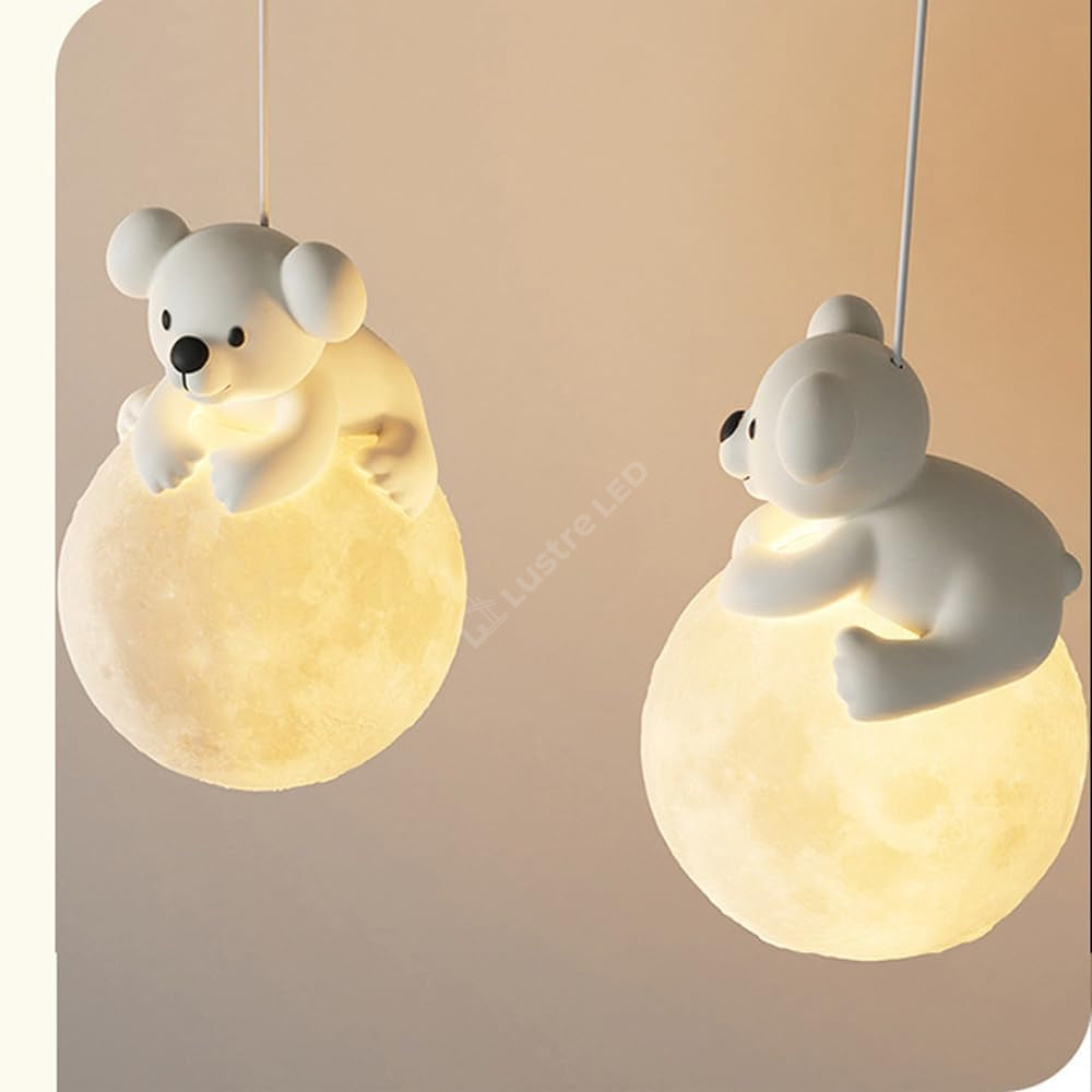 Lustra Led Kids Suspendata 3Xg9 Teddy Bears Lighting Fixtures