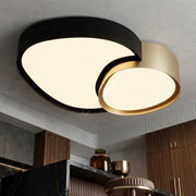 Lustra LED Luxury RISE Black&Gold Echivalent 160W Telecomanda
