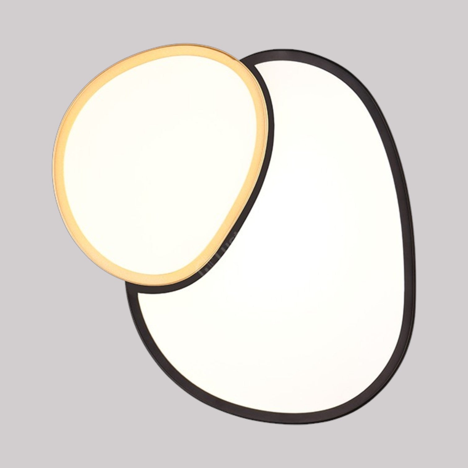 Lustra LED Luxury RISE Black&Gold Echivalent 160W Telecomanda