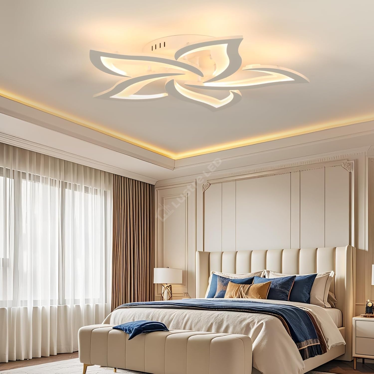 Lustra Led Narcisse Telecomanda Echivalent 500W Lighting Fixtures