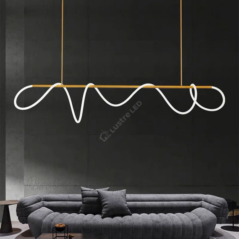 Lustra Led 120W Stil Nordic Light Tube 1300Mm Lighting Fixtures