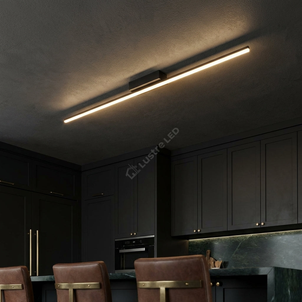 Lustra LED OSLO Black 80CM Echivalent 150W