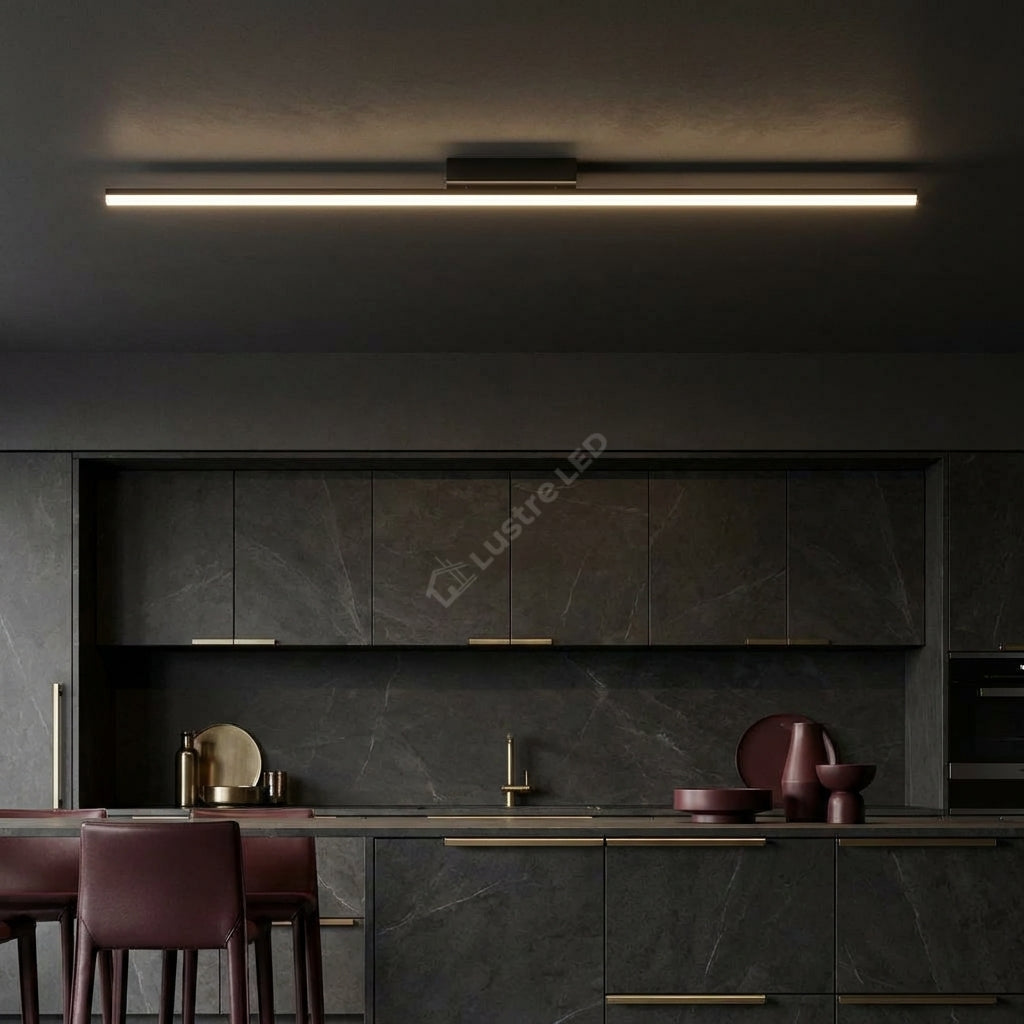 Lustra LED OSLO Black 80CM Echivalent 150W