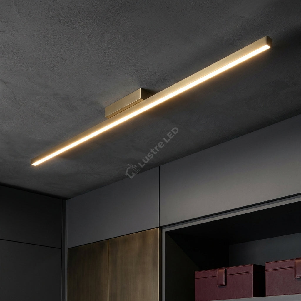 Lustra LED OSLO Gold 100CM Echivalent 200W