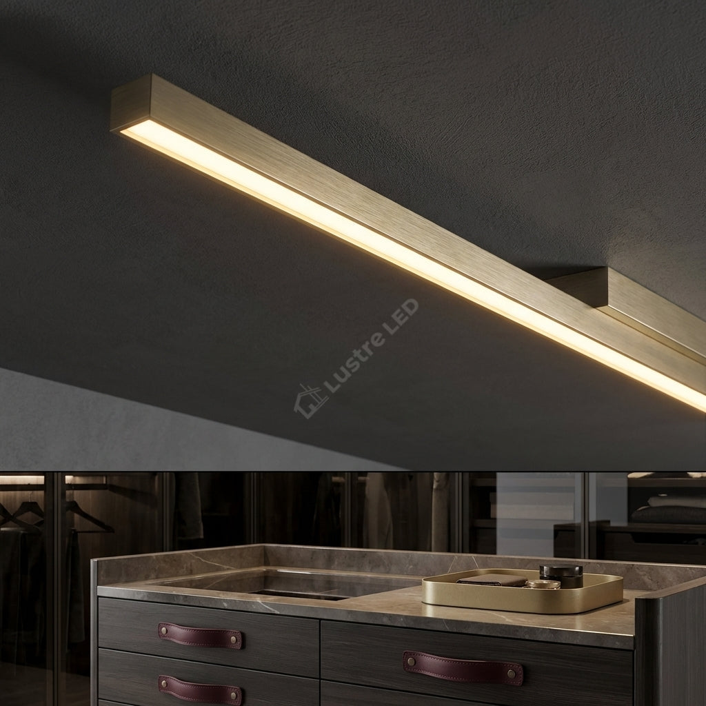 Lustra LED OSLO Gold 100CM Echivalent 200W
