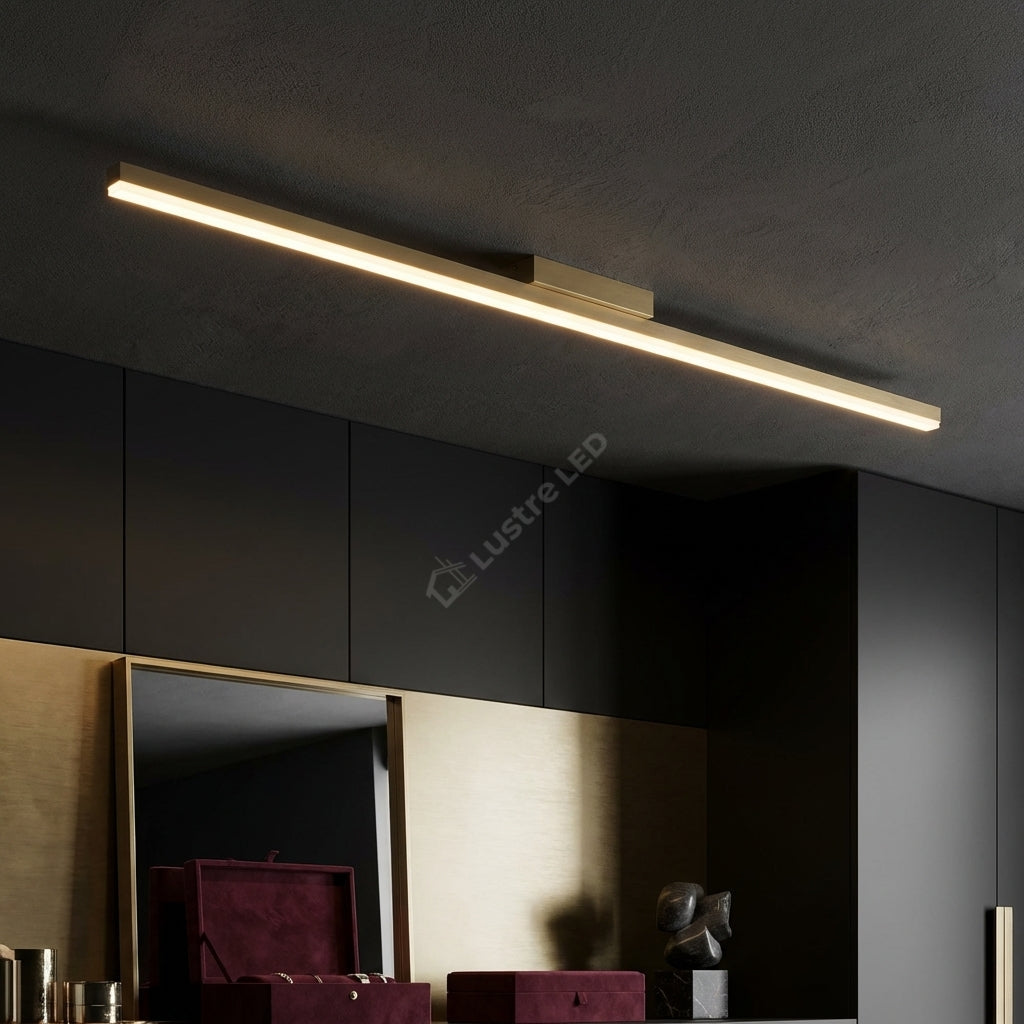 Lustra LED OSLO Gold 100CM Echivalent 200W