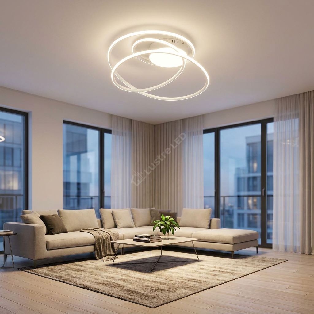 Lustra LED Premium Bologna White Echivalent 500W | 4000K