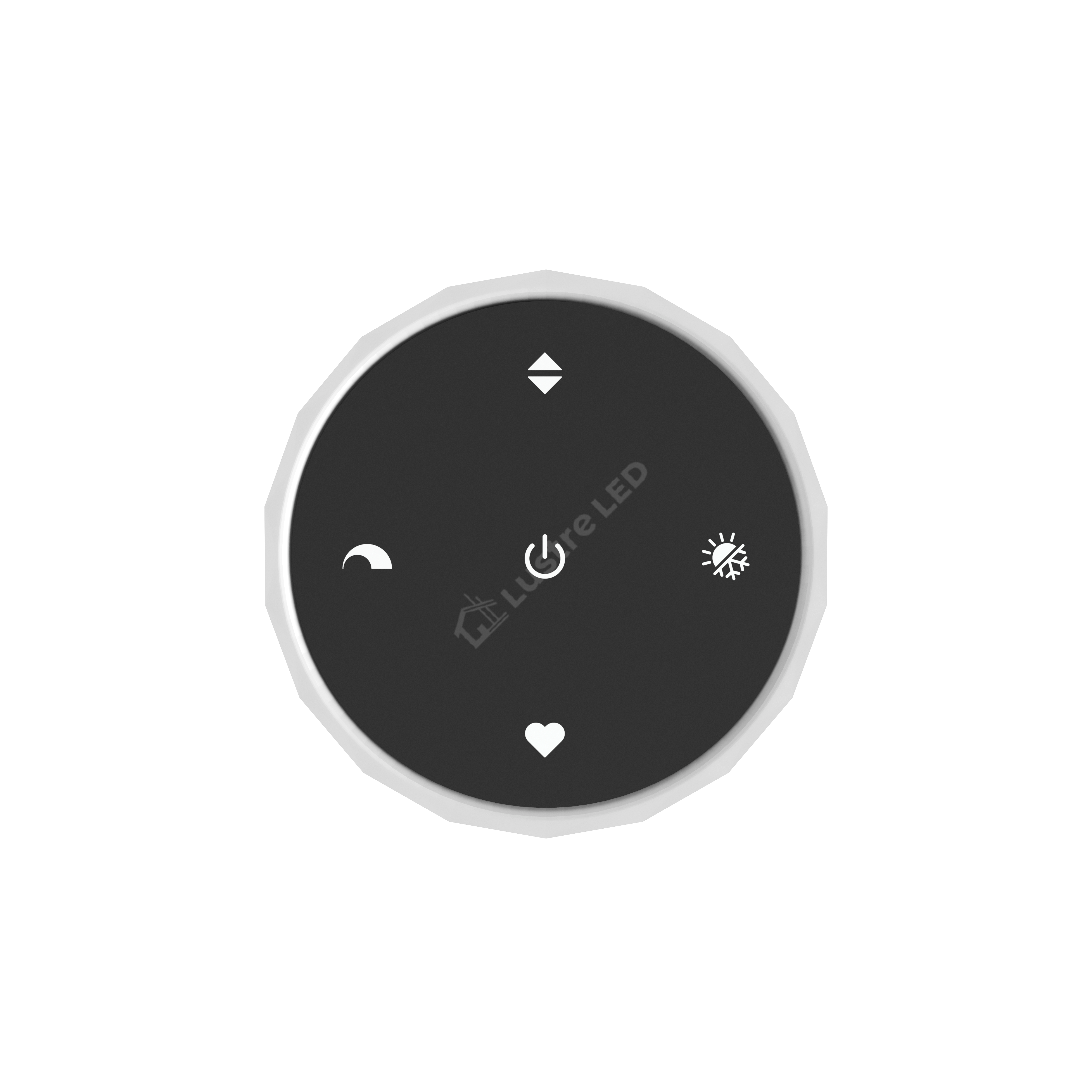 Lustra LED Premium Labonete Black Echivalent 400W Telecomanda