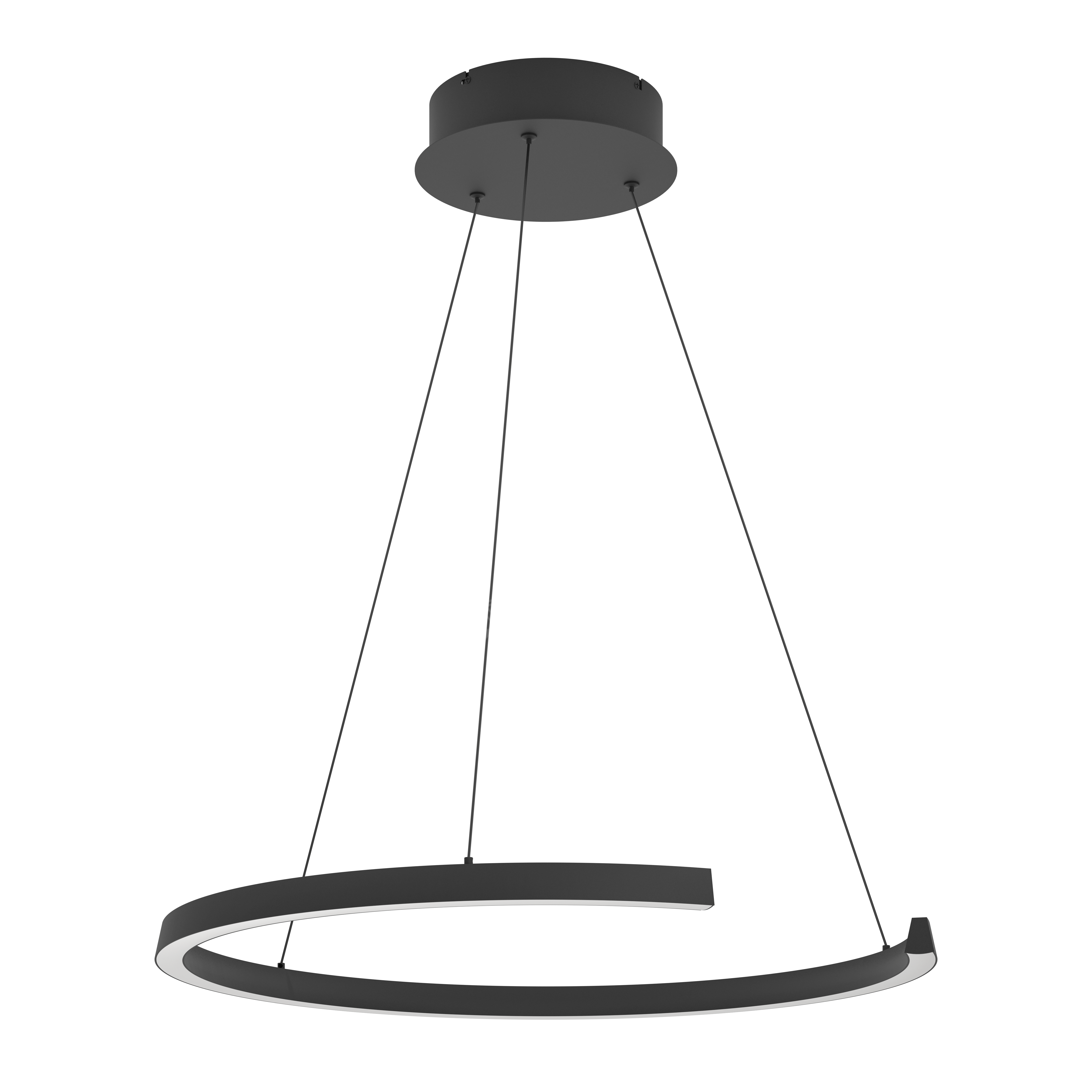 Lustra LED Premium Labonete Black Echivalent 400W Telecomanda