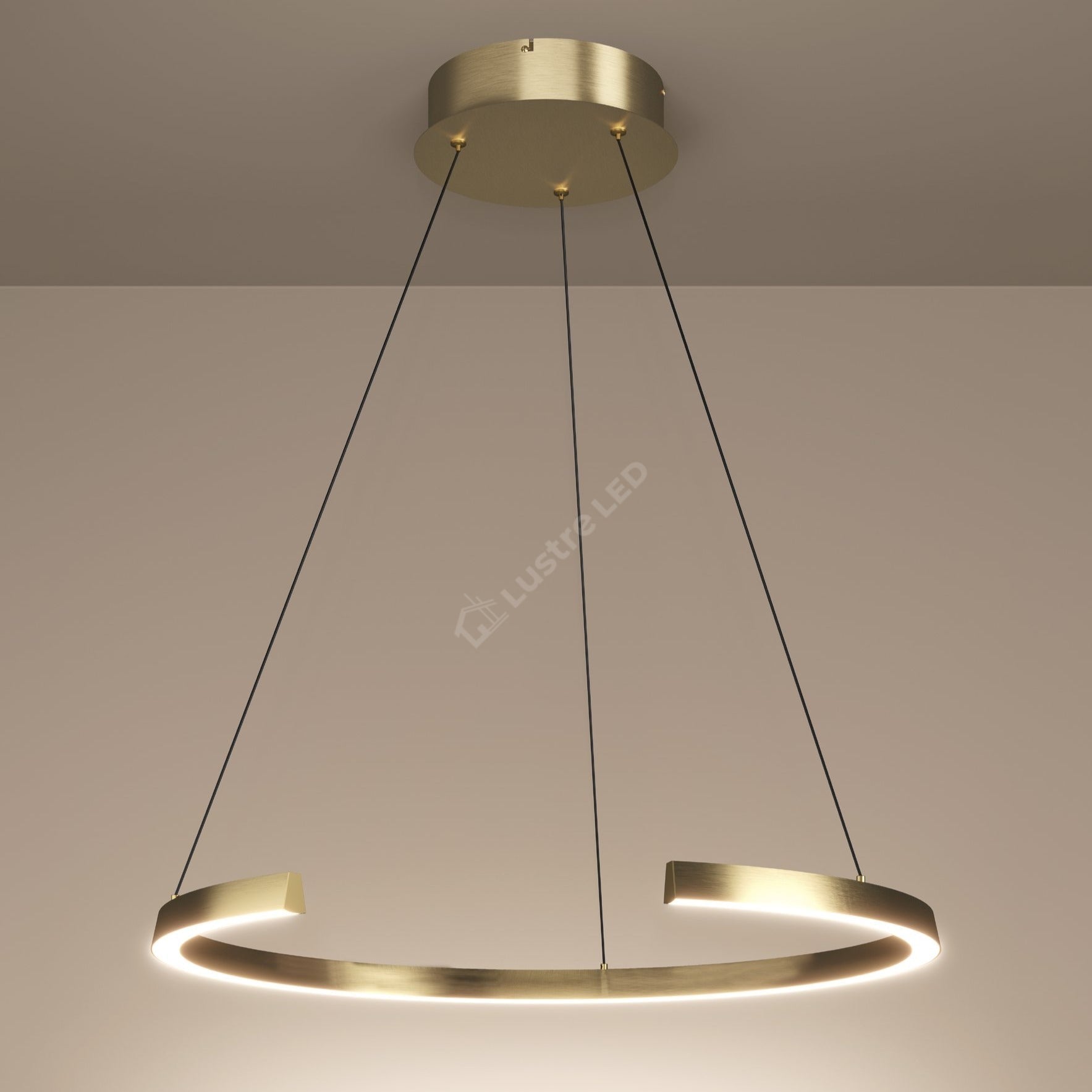Lustra LED Premium Labonete Gold Echivalent 400W Telecomanda