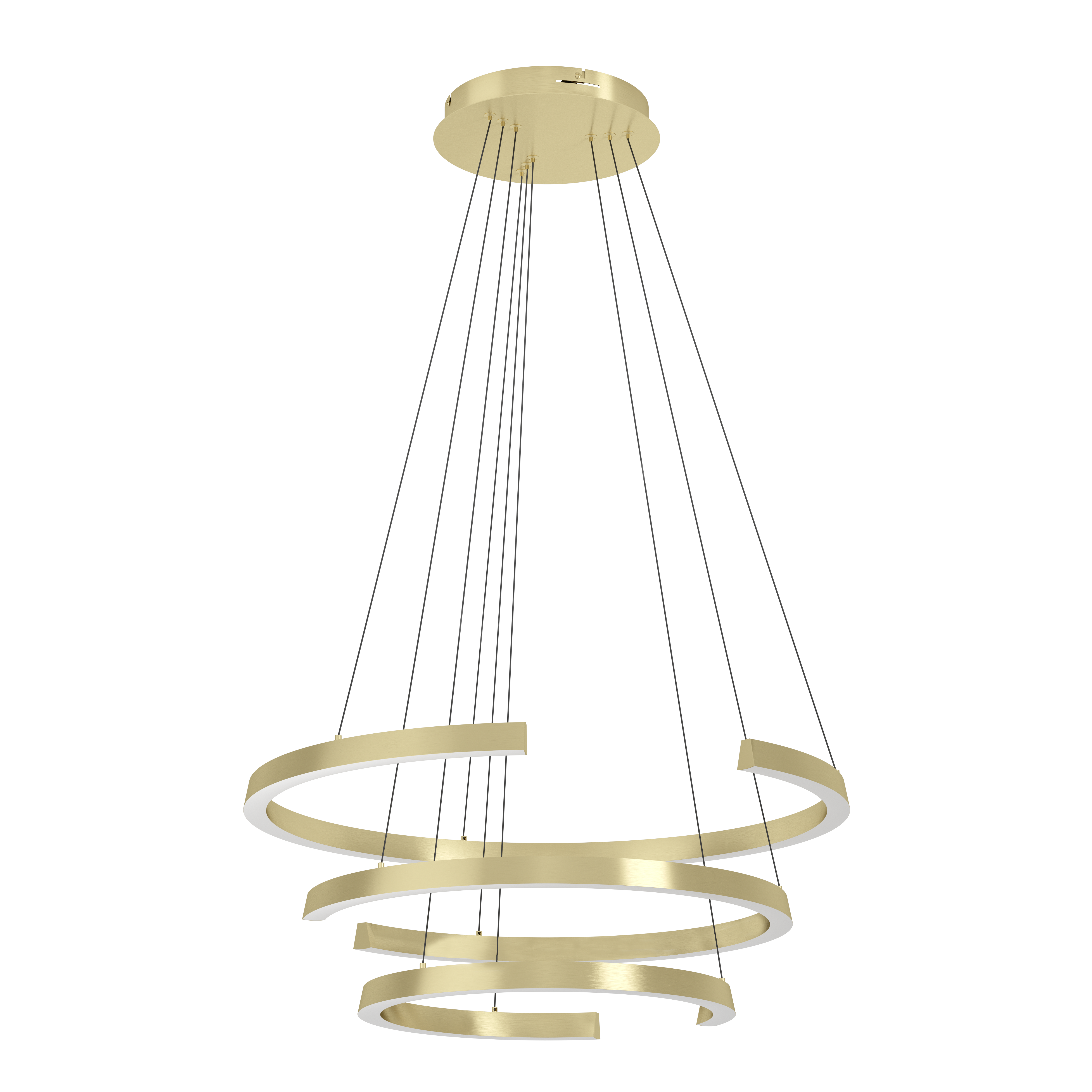 Lustra LED Premium Maxi Labonete Gold Echivalent 900W Telecomanda